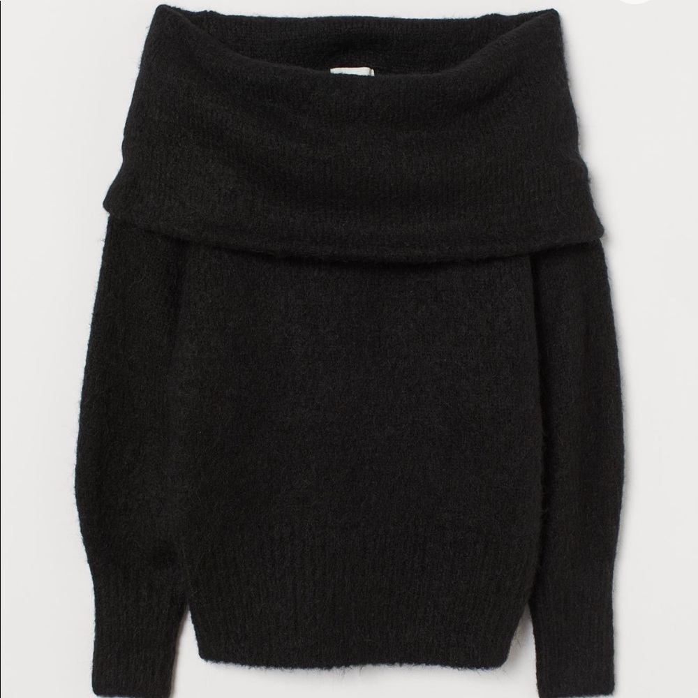 Off the shoulder sweater